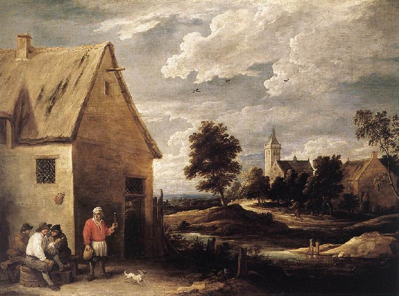 TENIERS, David the Younger Village Scene ut